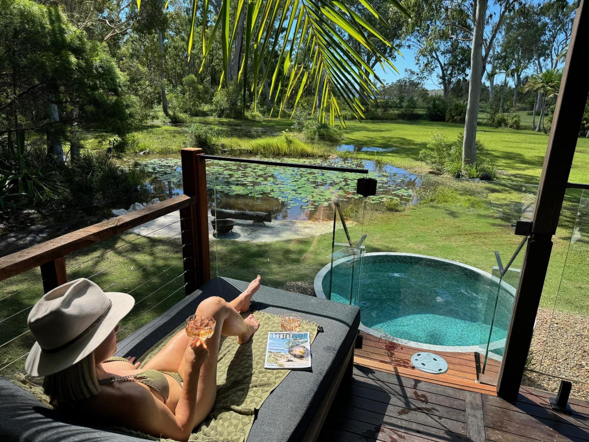 Lake Weyba Cottages Noosa Peregian Beach Bagian luar foto